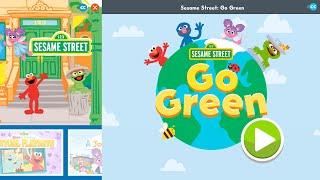 Sesame Street: GO GREEN Gameplay PBS Kids Games