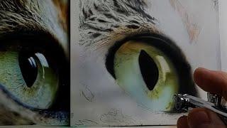 Imagine Airbrush  Part 2... Cat eye & Fur 