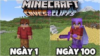 Tóm Tắt 100 Ngày Minecraft 1.18 Sinh Tồn Siêu Khó !!