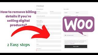 How to remove "Additional Information" and Customize Personal information in Woocommerce