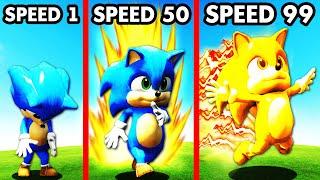 Upgrading BABY SONIC Into FASTEST In GTA 5 (Record)