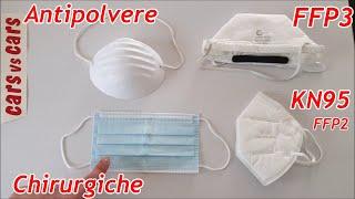 Mascherine Chirurgiche Mascherine FFP1 FFP2 FFP3 KN95 N95 Differenze e Quale Utilizzare