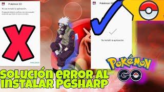 Solución error al instalar PGSharp joystick 2021 Pokémon Go