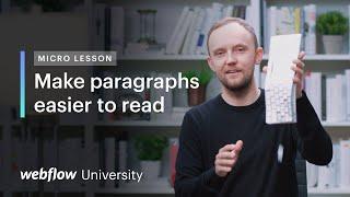 Use the CH typography unit to make paragraphs easier to read — Micro lesson #24