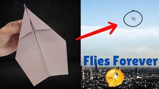 Origami Paper Plane That Flies Forever - Paper Airplane Tutorial That Flies Far
