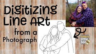 Digitizing Line Art from a Photo - Machine Embroidery - Embrilliance StitchArtist Tutorial