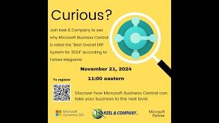 Keel & Company Executive Overview of Microsoft Business Central Nov21