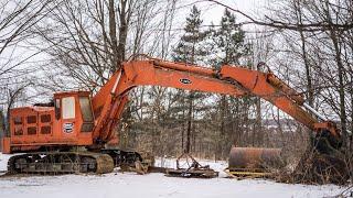 Scrap or Save?? 100,000 lb Insley Excavator sitting 30 years