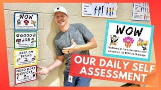 Daily Self Reflection Assessment in PE Class | Updated |