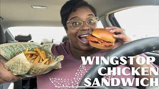 Wingstop Chicken Sandwich is Back | Wingstop Chicken Sandwich Review | Wingstop Mukbang