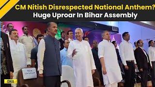 Nitish Kumar National Anthem Row: Chaos Erupts In Bihar Assembly Over CM Nitish Kumar’s Anthem Row