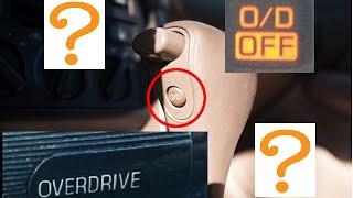 What Does OVERDRIVE Button Do (O/D light Off Toyota Ford Nissan Honda Dodge Hyundai Kia Chevy GM car
