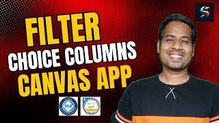 Filter  Records from Dataverse with Choice Column Canvas APP