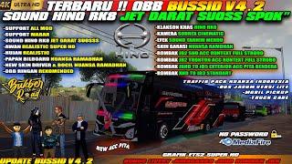 UPDATE BUSSID V4.2!! OBB BUSSID V4.2 TERBARU SOUND HINO RK8 JET DARAT SUOSS GRAFIK SUPER HD 4K