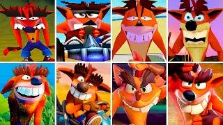 Evolution of Fake Crash in Crash Bandicoot Games