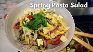 Easy Pasta Salad Recipe with Homemade Dressing