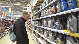 Big Shopping Tour of Moscow "Auchan" /  Space Prices on Goods / Russian  Life under Sanctions 2022