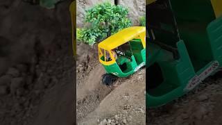 ok mamu #automobile #cute #jcb #toys #minitoys #jcbvideo #excavator #cartoon #auto #autorickshaw #rc