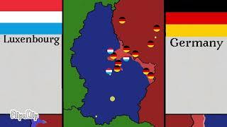 Luxenbourg VS Germany | Edited mapping