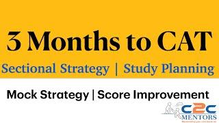 How to crack CAT in 3 Months | Study Plan & Strategy | How to prepare for cat 2020 in 3 months