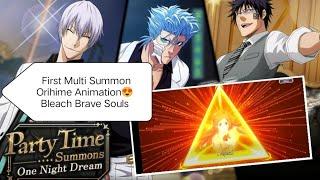 Lucky? First Multi Summon Orihime Animation Party Time Summons One Night Dream Bleach Brave Souls