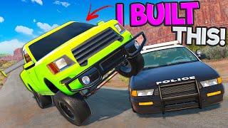 I Built the BEST Off-Road Truck for Police Chases in BeamNG Drive!
