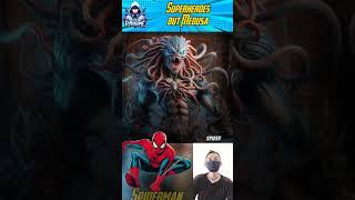 superheroes but medusa  Marvel vs DC #marvel #spiderman #avengers #dc #trending #mythology