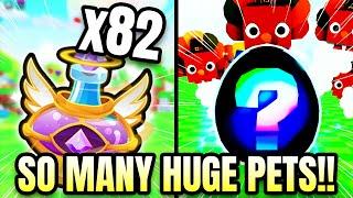 Using x82 God Potions & I Had INSANE LUCK in Pets Go! (Roblox)