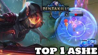 Wild Rift ashe  -  top 1 ashe Gameplay Rank