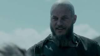 Ragnar conversa com seus filhos sobre Thor e Harbard