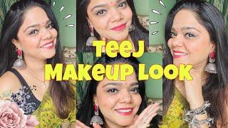 Teej makeup | Festive makeup tutorial | Madhuri Sharma