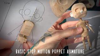 Basic Stop Motion Puppet Armature