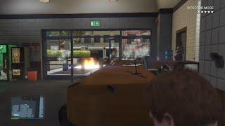 Grand Theft Auto V Jimmy De Santa Daily Globe One time Massacre battle + cops shootout