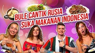 REAKSI BULE RUSIA COBA MAKANAN INDONESIA  - 