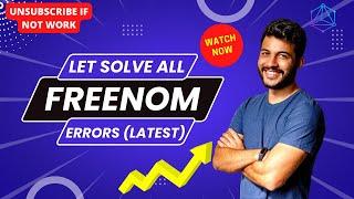 Freenom Domain Not Available | Freenom Account Registration Latest | All Error Solve | MAhmadOfc