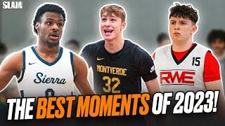 The BEST High School Hoops Moments Of 2023  Bronny James, Cooper Flagg, Eli Ellis, & MORE! 