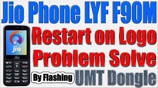 Jio Phone Lyf F90M Restart & Hang on Logo problem solve by Flashing