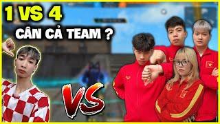 Tôi Thử 1 VS 4 Cân Cả Team Youtube Sau Thời Gian Off Game ???