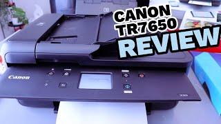 Canon PIXMA TR7650 All-In-One Printer Review