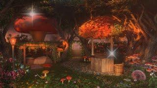 Enchanted Forest Ambience  The secret magical wishing-well (occasional rain, nature sounds, magic)