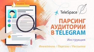 Парсинг аудитории в Telegram | Продвижение Telegram | TeleSpace