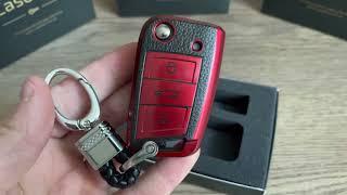 Силиконовый чехол для ключа Volkswagen, Skoda, Seat, ключ №2, casekey