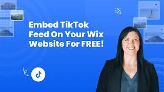 How to embed TikTok feed on Wix?