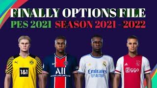 Option file PES 2021-2022 Season FINALLY (PS4)