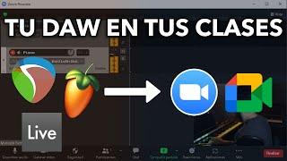 Cómo usar tu DAW en Zoom / Meet / Discord | REAPER, Ableton Live, FL Studio, Cubase...