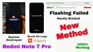 How To Unbrick Redmi Note 7 Pro. Fix Stuck On Logo Problem. Redmi Note 7 Pro System Destroyed