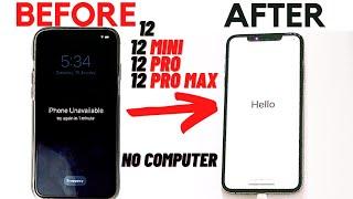 How to Unlock iPhone 12/iPhone 12 Pro/iPhone 12 Mini without Face ID or Passcode If forgot