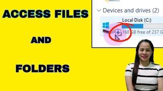 HOW TO ACCESS FILES AND FOLDERS WITHOUT OPENING THE DRIVE IN WINDOWS 2022