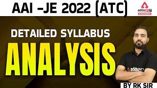 AAI ATC Syllabus 2022 | Full Detailed Information