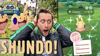 I Can't Believe It! *SHUNDO* GOOMY Pokemon GO Community Day!